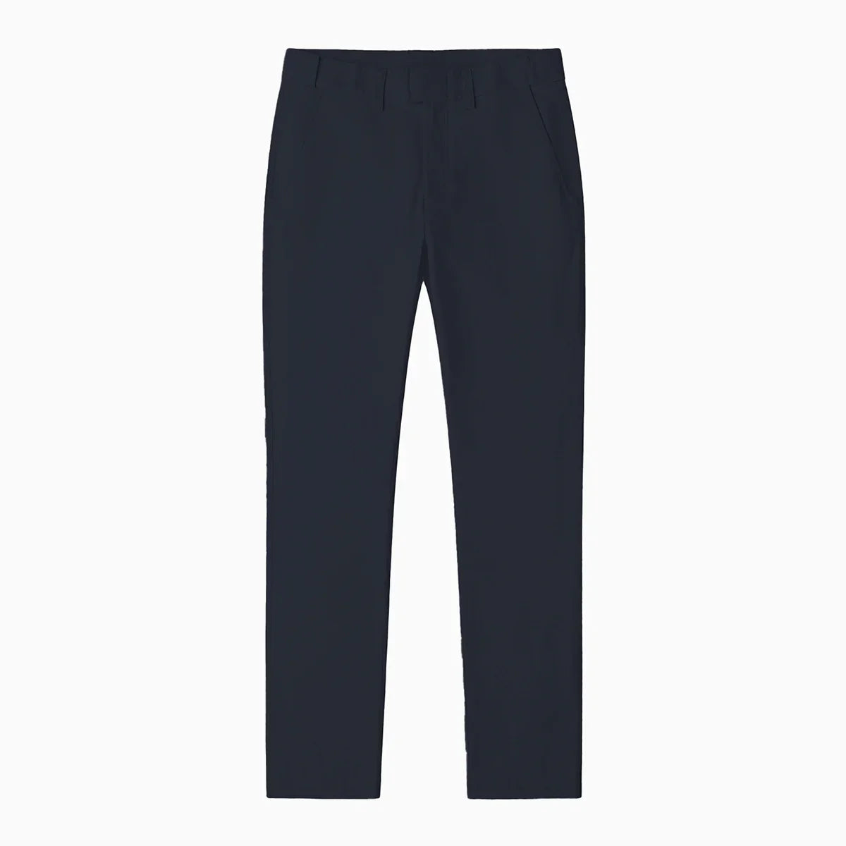 Navy blue pants on a white background