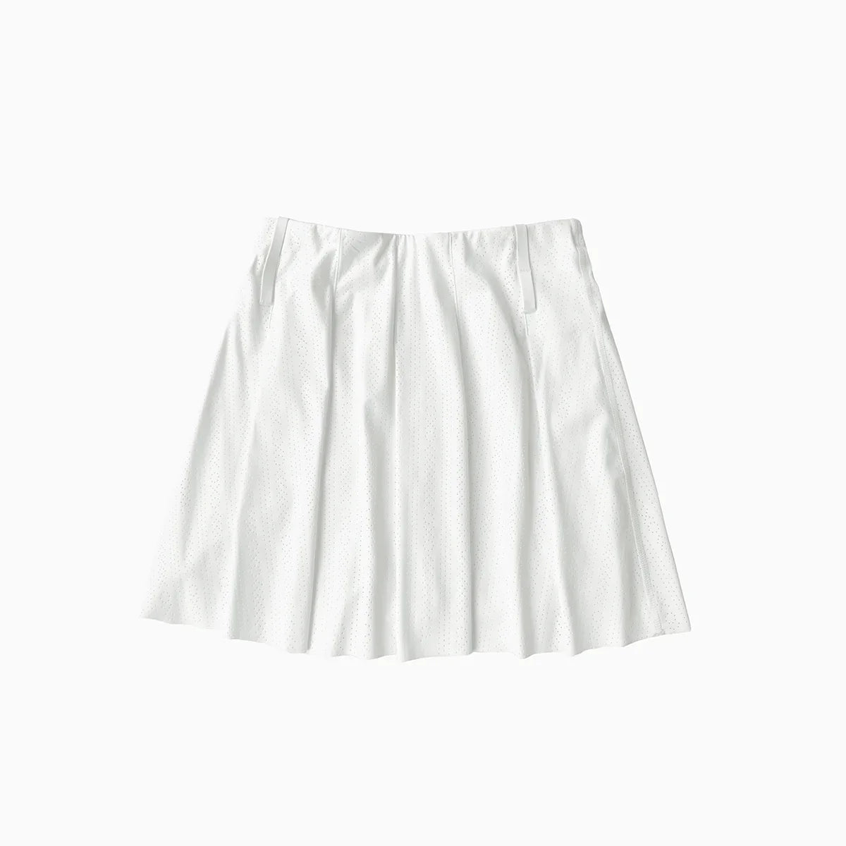 White skirt on a white background