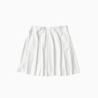 White skirt on a white background