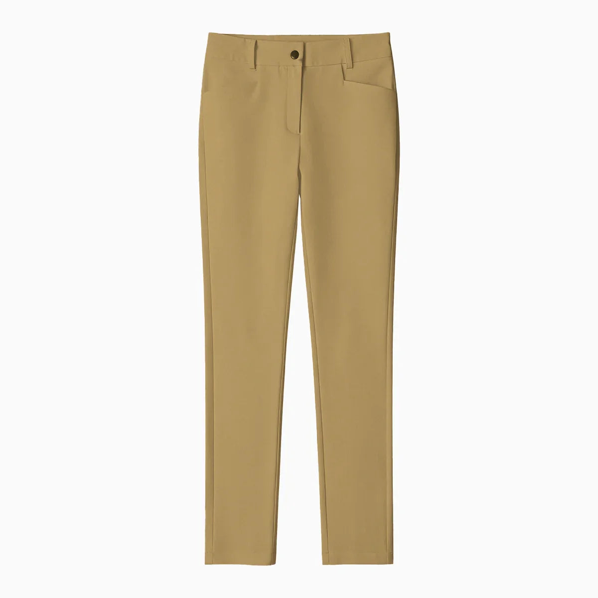 Tan pants on a white background