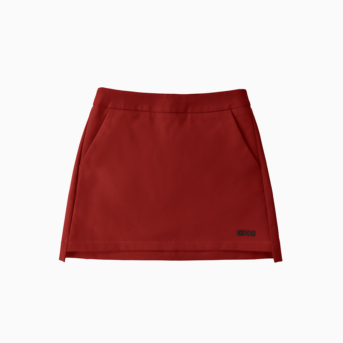 Red skirt on a white background